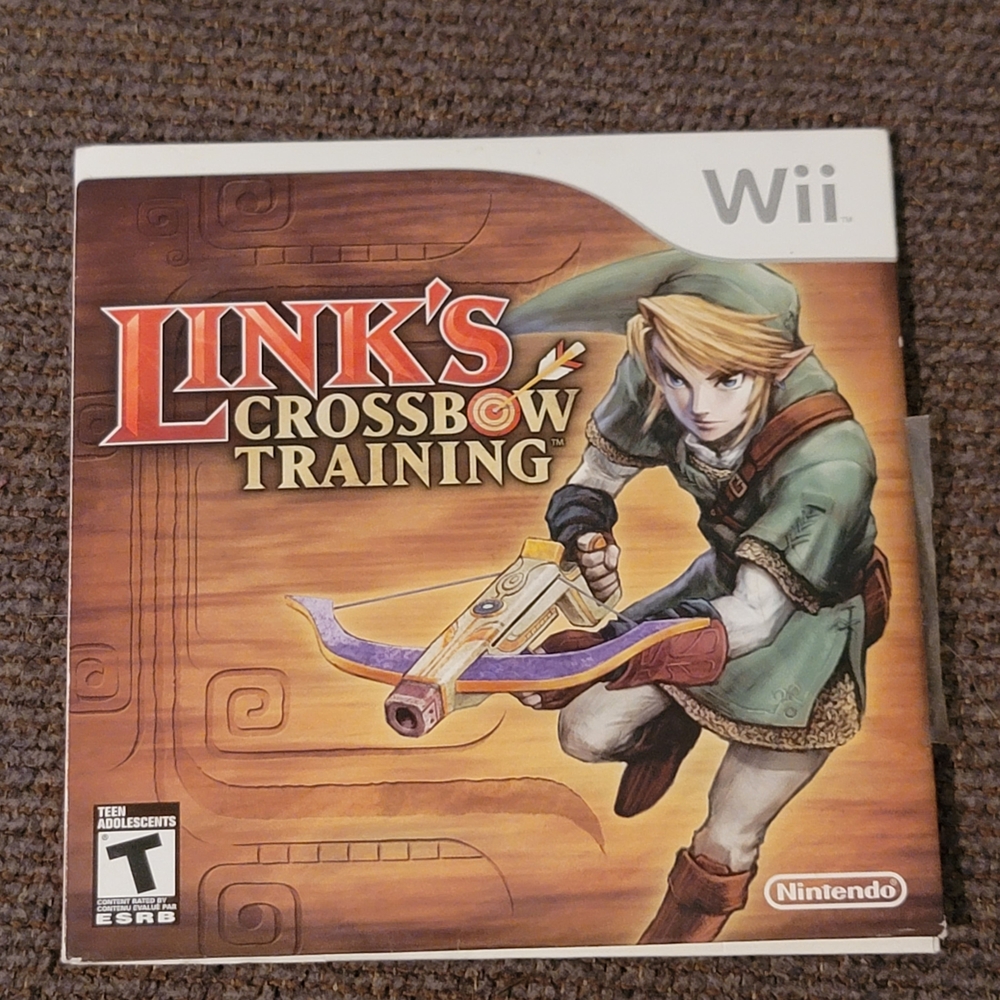 Nintendo Wii Link's Crossbow Training - Manual Included